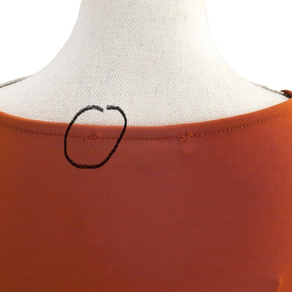 Zara NEW Womens Size Medium Body-Con Cut Out Summer Dress Knee Length Going Out - Picture 5 of 12